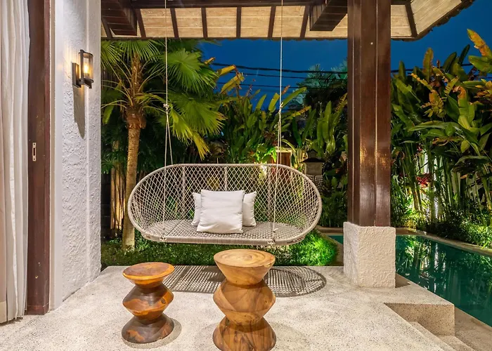 ヴィラ Putri Salju By Evdekimi - Garden Retreat With Pool, Swings & Outdoor Lounge *